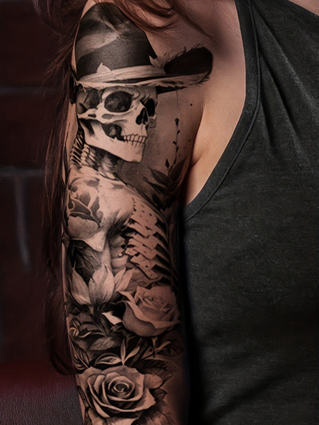 Black Gang Street Style Tattoo Sticker